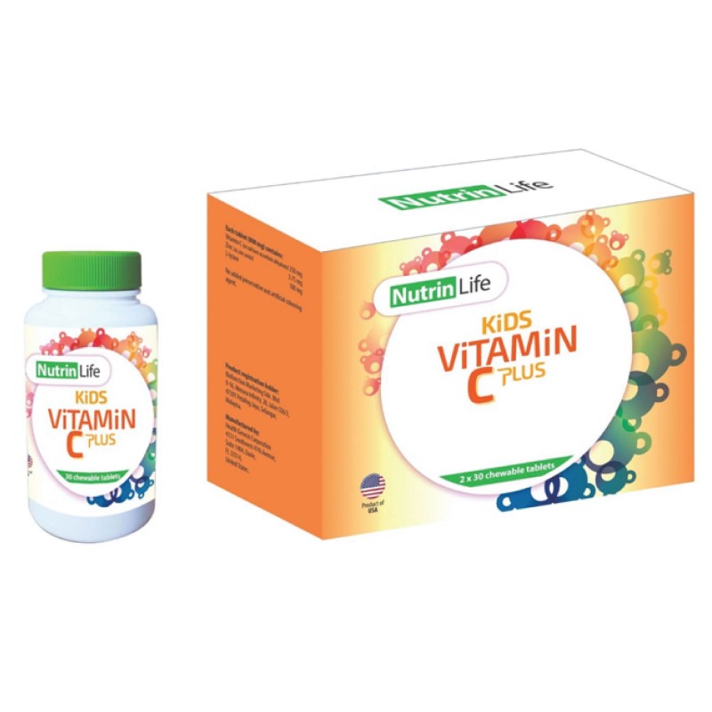 NUTRINLIFE KIDS VITAMIN C PLUS 30'S X 2 (CHEWABLE)