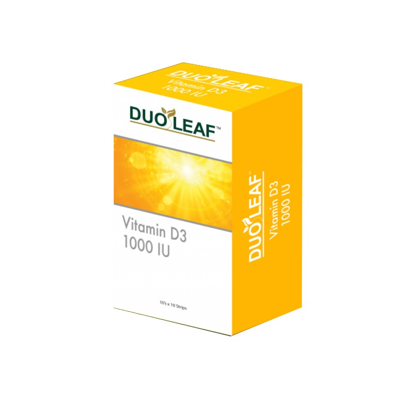 DUOLEAF VITAMIN D3 1000IU 10'S X 10