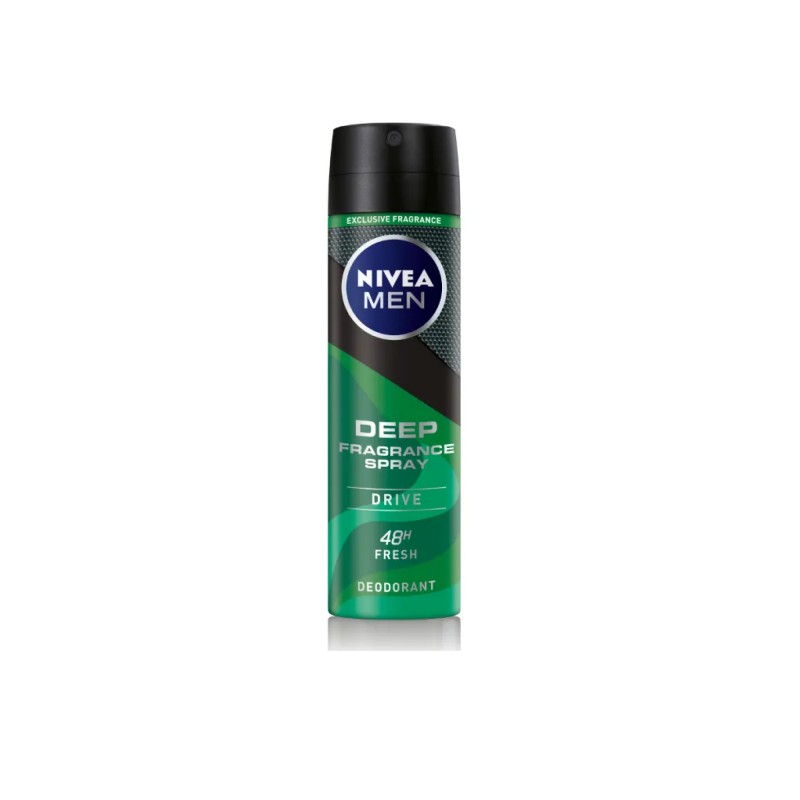 NIVEA MEN DEEP FRAGRANCE DRIVE SPRAY 150ML (95653)