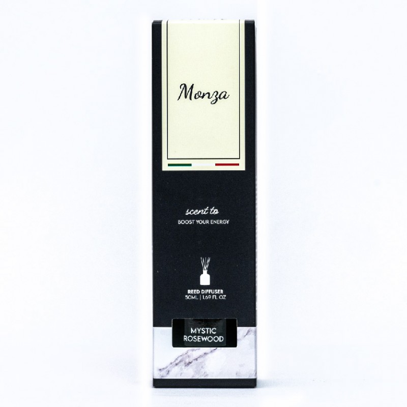 Monza Reed Diffuser Lilac Whisper 50ml - Aroma Diffuser Air Freshener Room, Home Fragnance Pewangi Rumah 房间 香薰