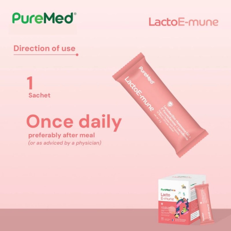 PUREMED LactoE-mune 30's with Probiotics, Probiotic Supplement