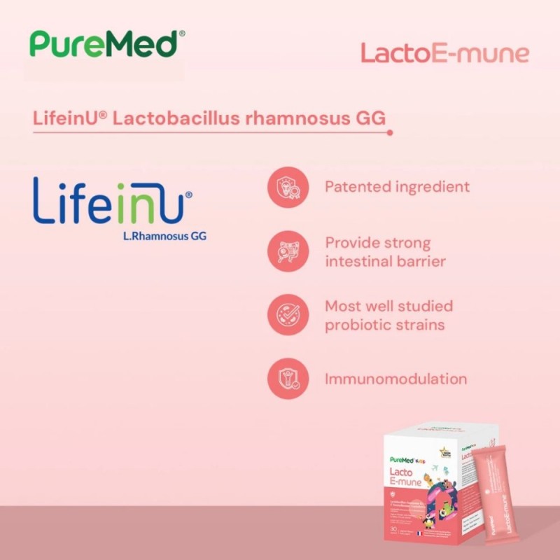 PUREMED LactoE-mune 30's with Probiotics, Probiotic Supplement