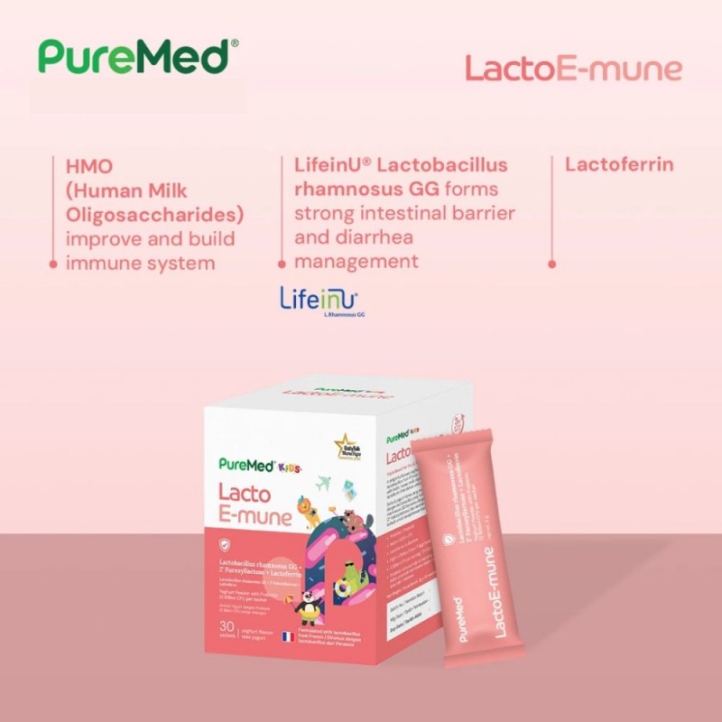 PUREMED LactoE-mune 30's with Probiotics, Probiotic Supplement