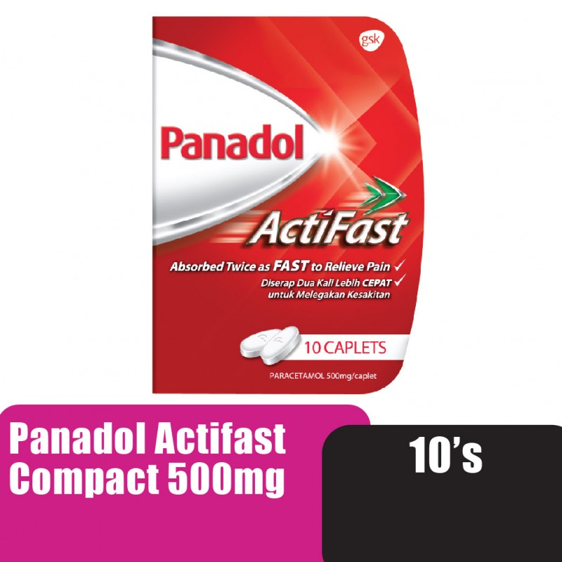 Panadol Actifast Compack 500mg 10's