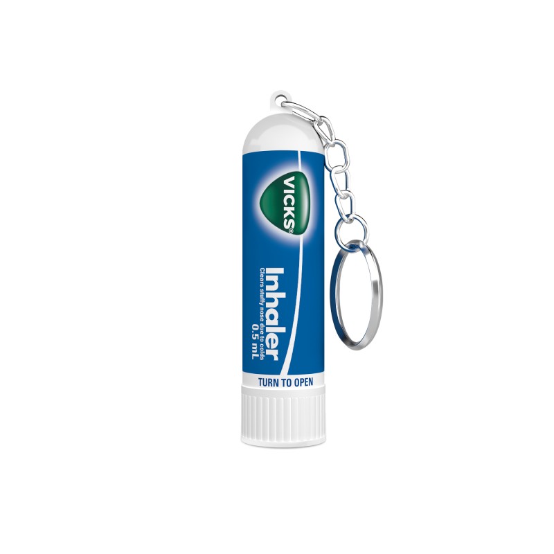 Vicks Nasal Inhaler, Nose Inhaler, Relax Inhaler, Selssema, Key Chain, 鼻子, 傷風膏, 伤风膏 - 0.5ml