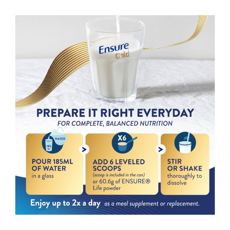 ENSURE GOLD YEAST BETA GLUCAN 800G - VANILLA