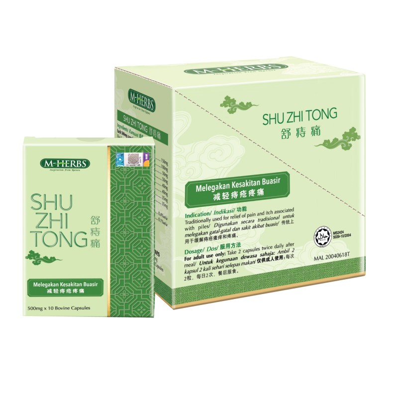M-HERBS SHU ZHI TONG 500MG 80'S