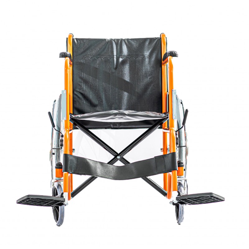 Maxwell Stainless Steel Standard Wheelchair (DY01809) - Foldable & Flexible Braking Kerusi Roda Wheelchair 轮椅