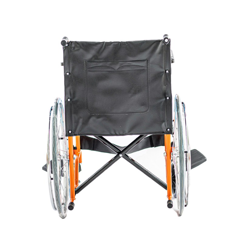 Maxwell Stainless Steel Standard Wheelchair (DY01809) - Foldable & Flexible Braking Kerusi Roda Wheelchair 轮椅