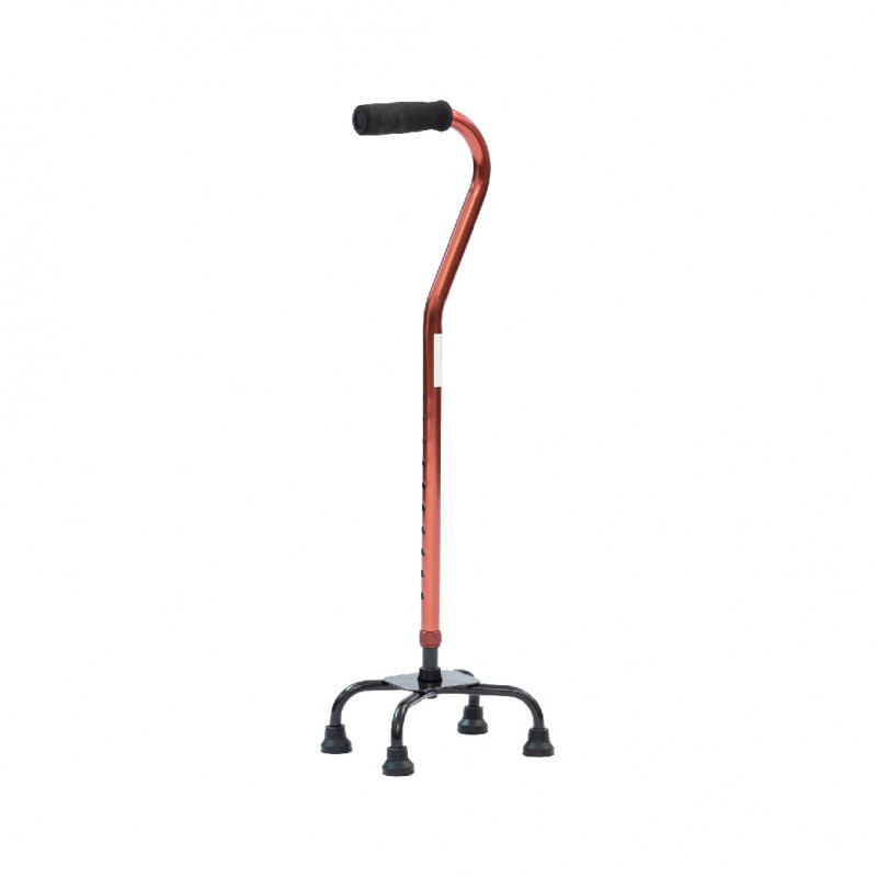 MAXWELL Aluminium Quad Cane Narrow Base (DY05934) Non Slip Walking Aid Cane Stick / Tongkat Kaki 4 拐杖