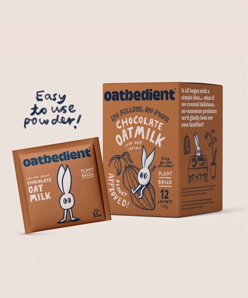OATBEDIENT CHOCOLATE OAT MILK 35G X 12'S