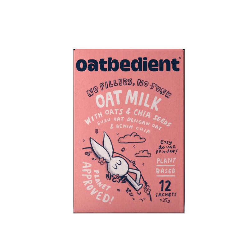OATBEDIENT OAT MILK WITH OATS & CHIA SEEDS 35G X 12'S