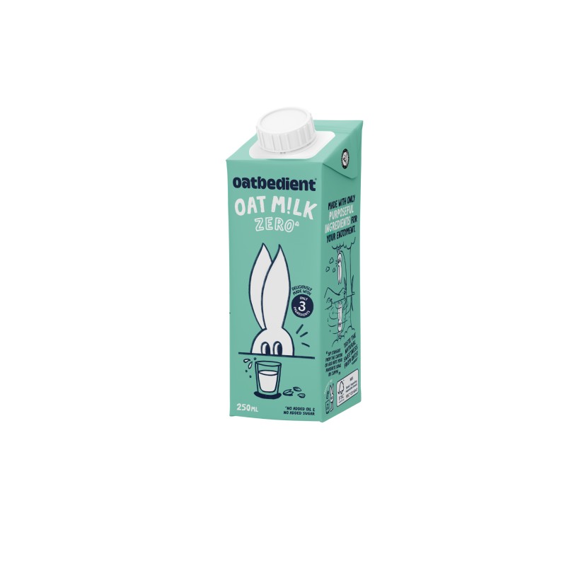 OATBEDIENT READY TO DRINK OAT MILK ZERO 250ML