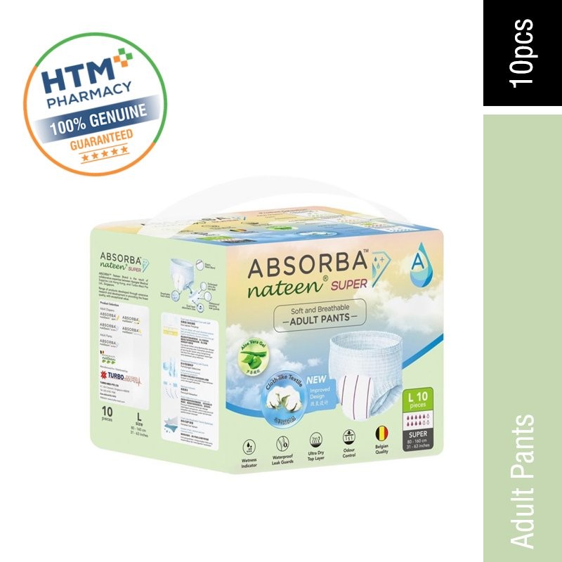 Absorba Nateen Super Pants L 10's