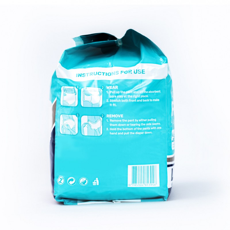 ESENTIAL Adult Diapers Pants 10's L size - Antibacterial Pampers Dewasa / 成人 紙尿片