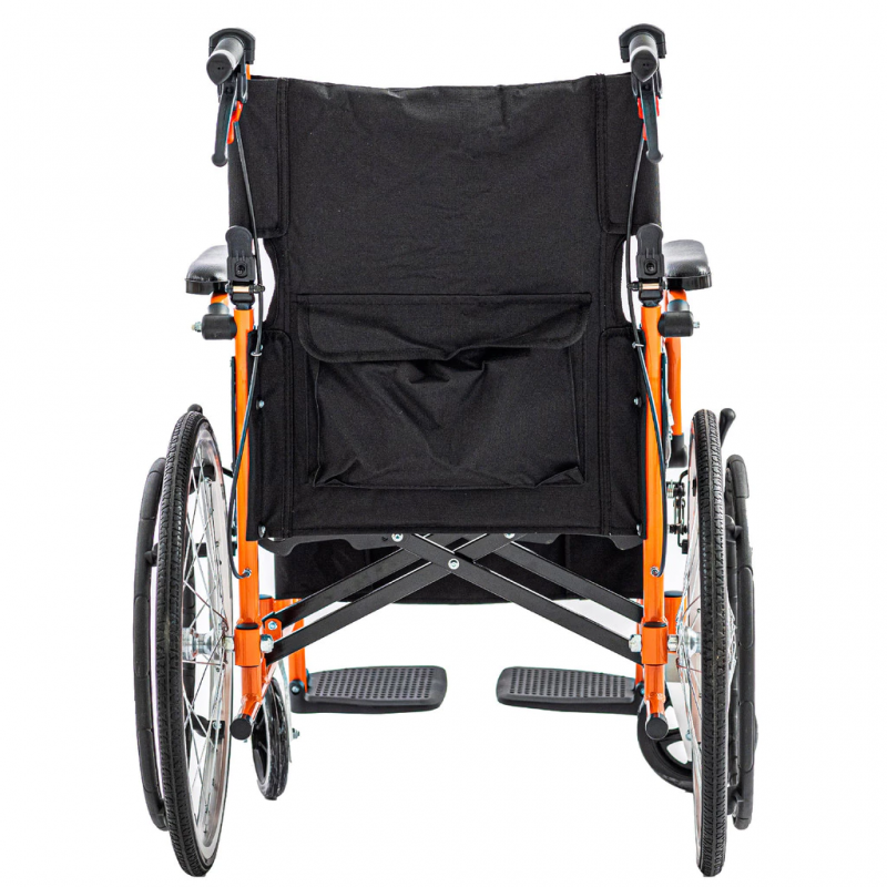 MAXWELL Aluminium Lightweight Wheelchair Foldable Travel (DY01863LAJ) Wheelchair Lighweight, Kerusi Roda