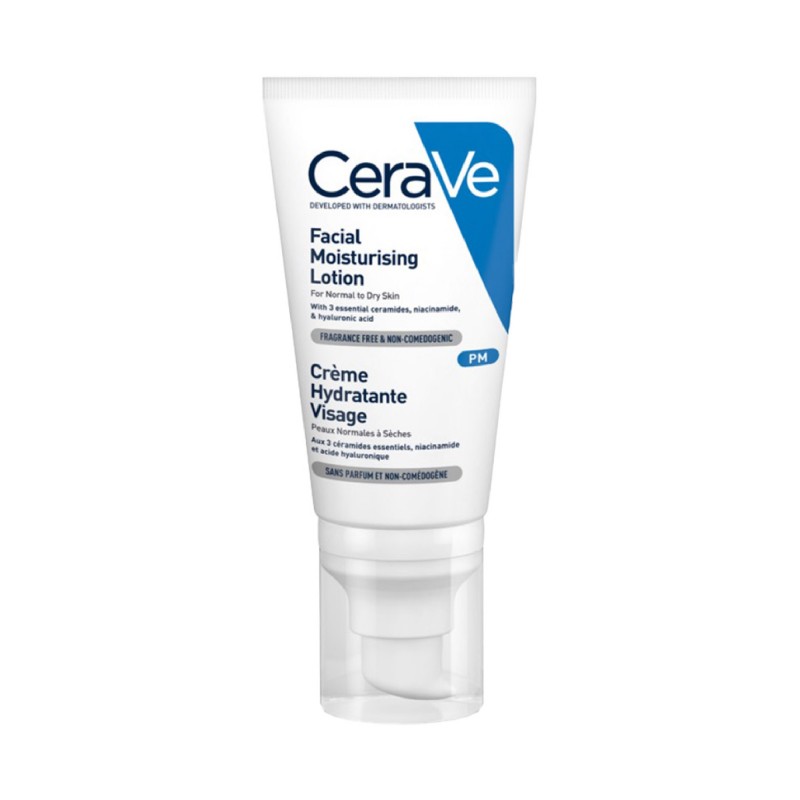 Cerave Moisturizer Lotion PM Face Moisturizer Lotion (Night) 52ml (For all skin type)