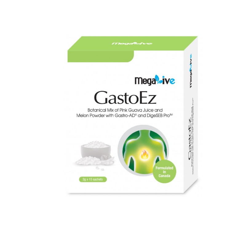 Megalive Gastoez Botanical No Suagr added Mix Drink 3gx15's (Suitable for vegan,gastrik and indigestion)