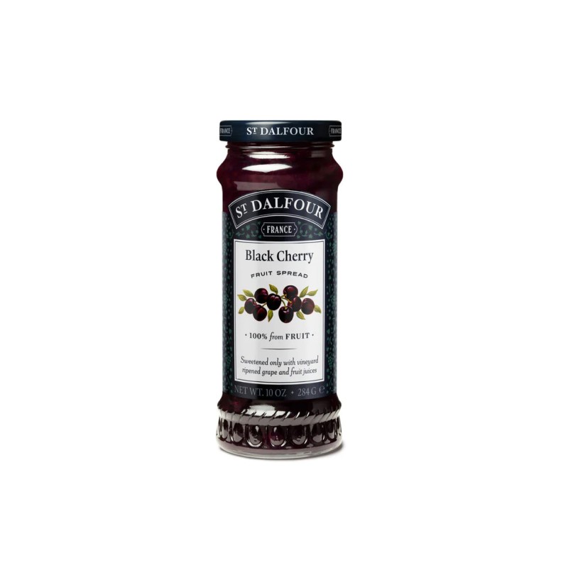 St Dalfour Natural Fruit Spread Black Cherry 284g- Jem cherry roti (vegan & gluten free) / 天然黑樱桃果酱