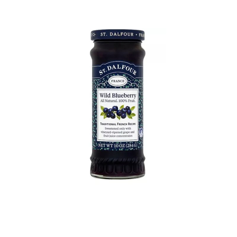 St Dalfour Natural Fruit Spread Wild Blueberry 284g - Jem roti blueberry (vegan & gluten free) /天然野生蓝莓果酱