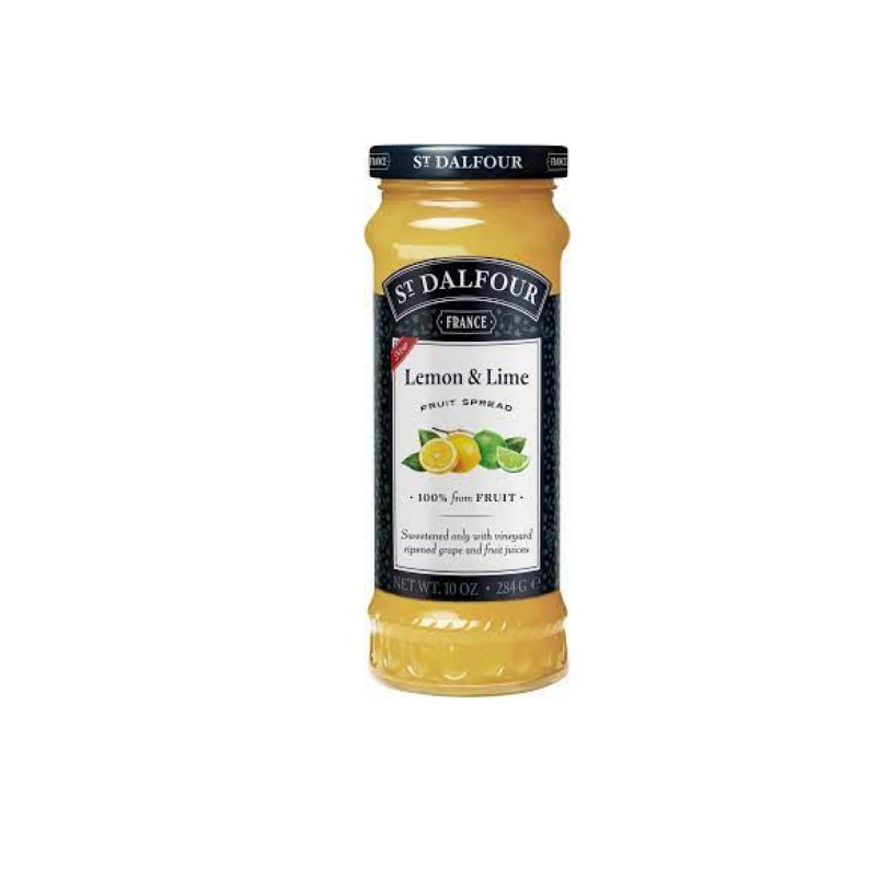 St Dalfour Natural Fruit Spread Lemon & Lime 284g - Jem roti lemon & lime (vegan & gluten free) /天然柠檬，青柠果酱
