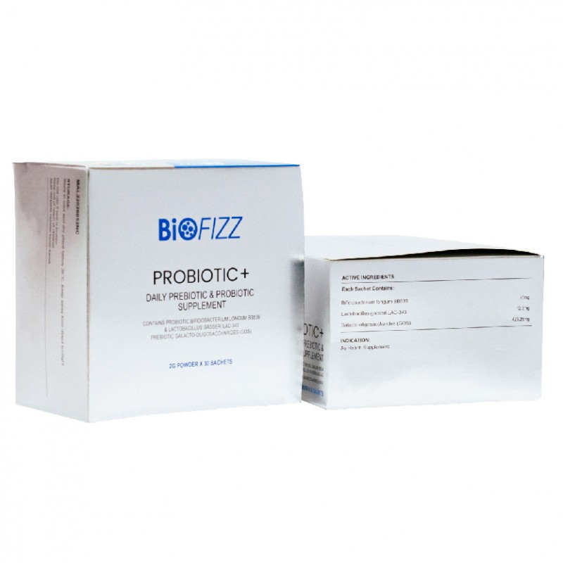 BIOFIZZ Probiotic+ 2 x 30's with Probiotic Supplement