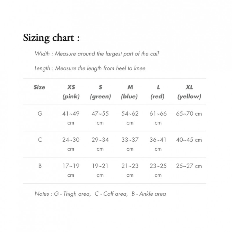 EVIN Anti Embolism Stocking 18mmHg (XL) - Ted Stocking, Stoking 