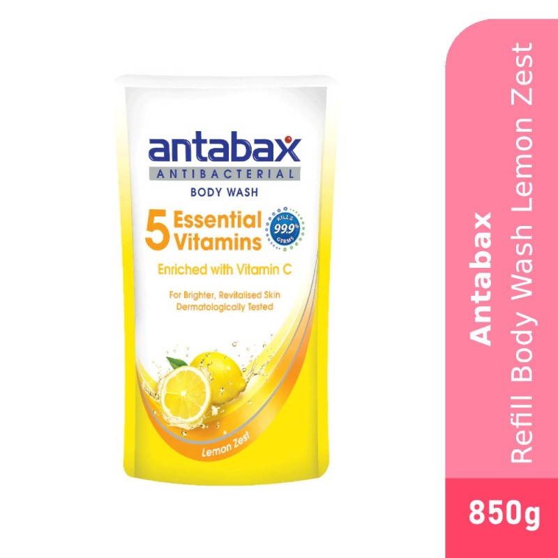 Antabax Shower Cream 850g Refill – Lemon Zest