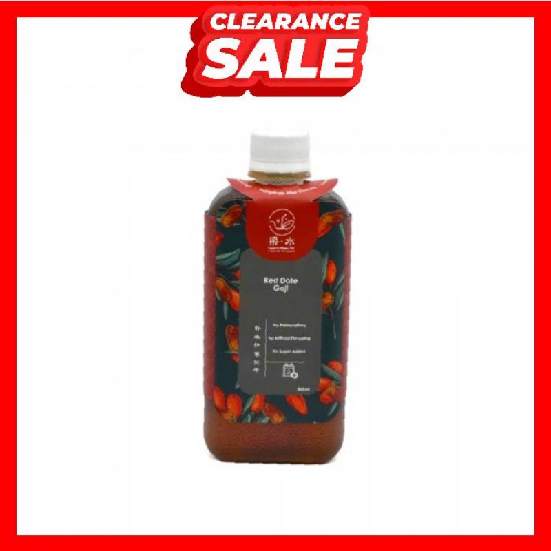 [CLEARANCE] Liang's Detox Liver Herbal Tea 400ml - Red Date Goji / 红枣枸杞凉茶 (EXP:01/2026)