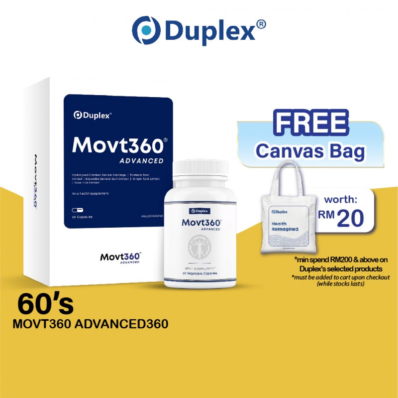 Duplex Movt360 Advanced 60's contains turmeric& ginger root (bone&joint supplement)关节保健品