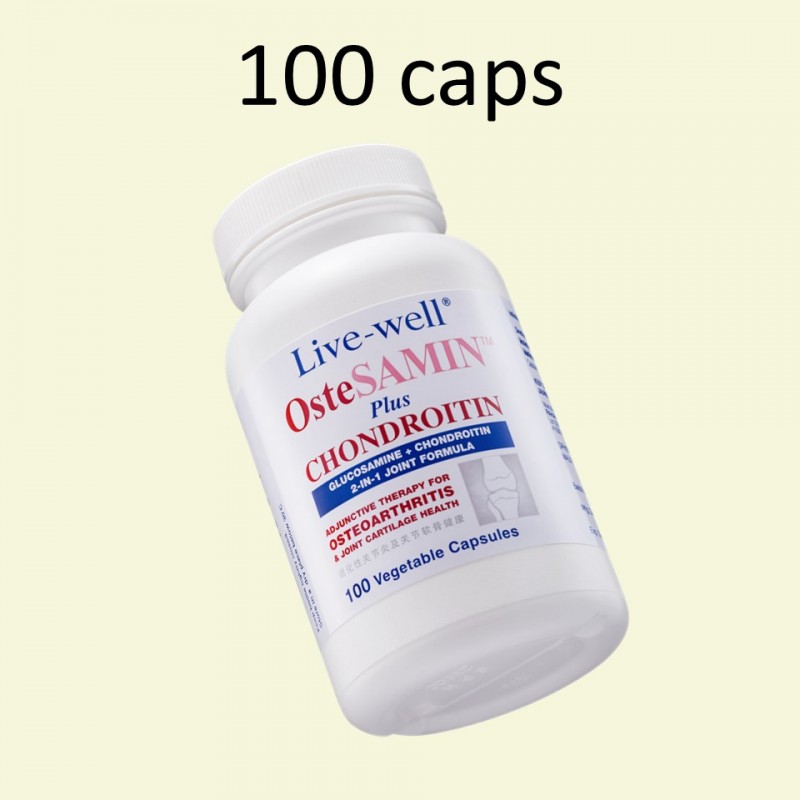 LIVE-WELL OSTESAMIN PLUS CHONDROITIN 100'S X 3 + OSTEMSM 150'S
