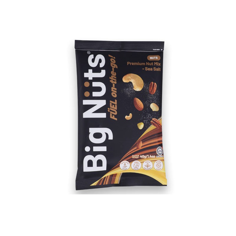 BIG NUTS PREMIUM NUT MIX - SEA SALT 40G