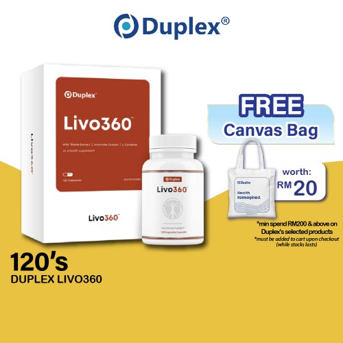 Duplex Livo360 Liver Supplement as Liver Detox  (护肝) Pharmacy - 120's