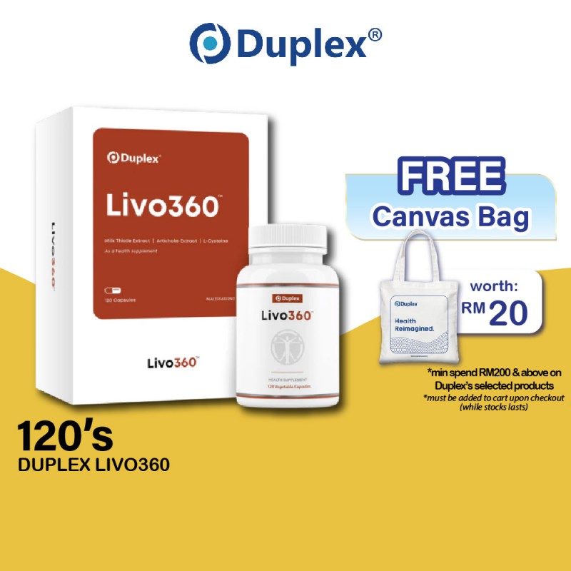 Duplex Livo360 Liver Supplement as Liver Detox  (护肝) Pharmacy - 120's
