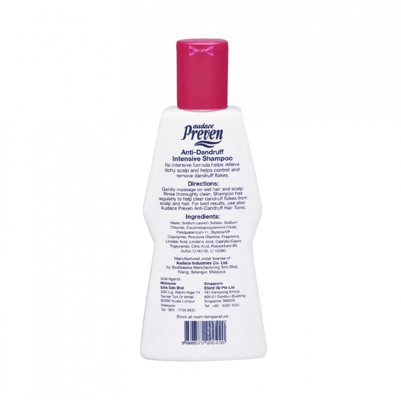 AUDACE PREVEN Anti Dandruff Intensive Shampoo 200ml - Shampoo Kelemumur / Syampoo Dandruff & Scalp Treatment 頭皮屑 洗发水