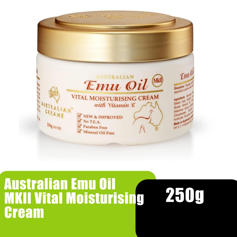 [CLEARANCE] G&M Australian Cream MK Cream II Emu Oil Vital Skin Moisturizer Cream - 250g (EXP: 03/2026)