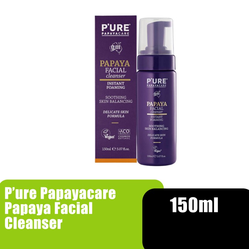 [CLEARANCE] Pure Papayacare Facial Cleanser for Oily Skin, Sensitive Skin (Body Clenser) 洗面奶 - 150ml [EXP 05/2026]