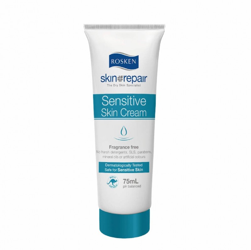 ROSKEN Sensitive & Dry Skin Hand Cream 75ml 皮膚 敏感 止癢护手霜 kulit kering krim tangan