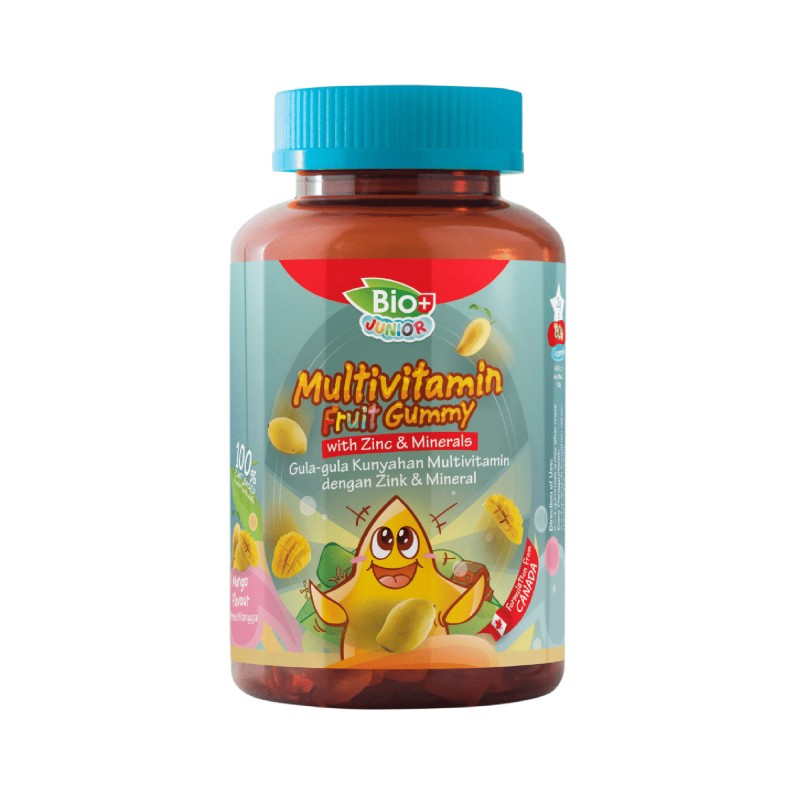 BIO+ Junior Multivitamin Gummy with Zinc & Mineral 80's kids gummy vitamin budak