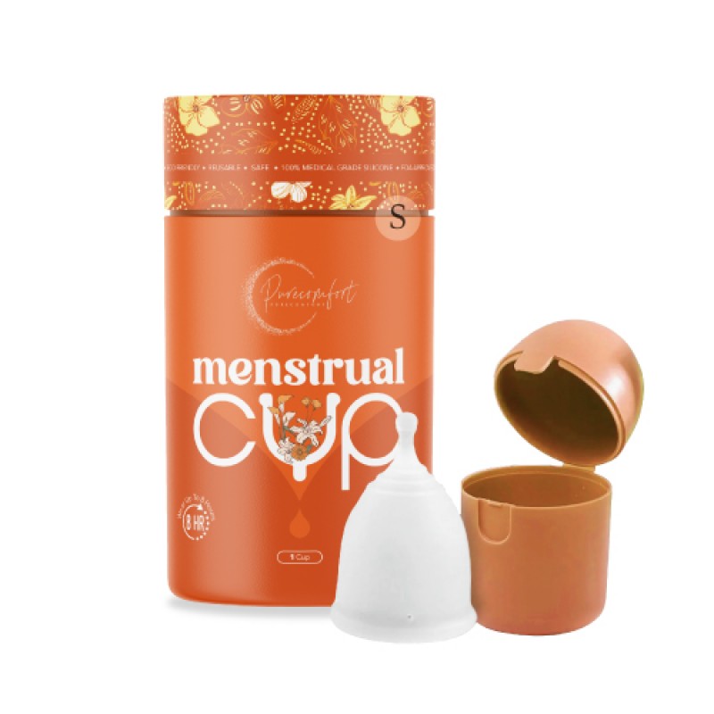 PURE COMFORT Menstrual Cup 23ml (S) [Overflow Period Cup/月经杯/月经/Melancarkan Haid]