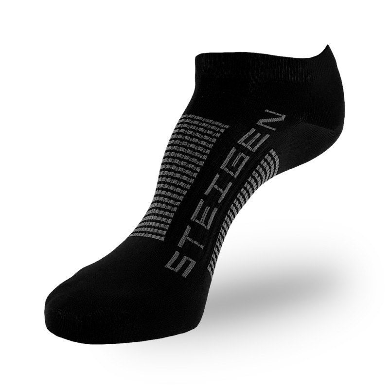 STEIGEN Zero Length Socks, Running Socks, Sport Socks as Free Size Stocking (Stoking) (运动袜子) - Black