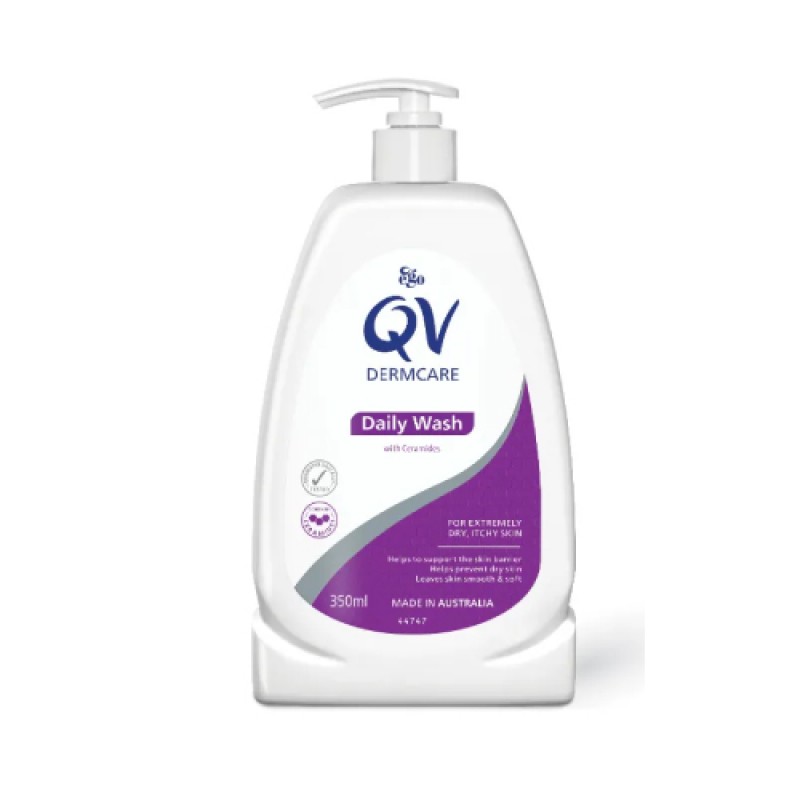 QV Dermcare Wash 350ml- Skin Care, Body Wash (沐浴露）