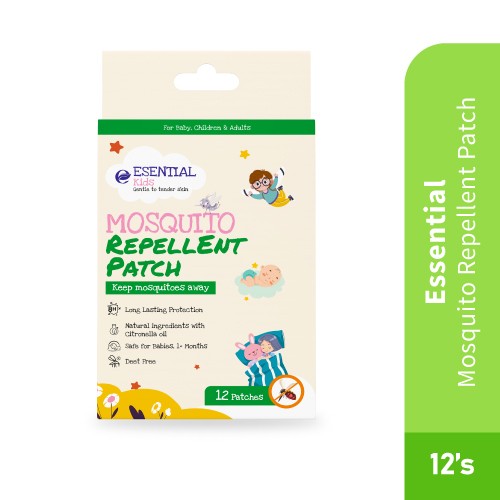 ESENTIAL BABY Mosquito Repellent Patch 12's for Anti Mosquito, Mosquito Repellant, Mosquito Patch, Ubat Nyamuk, 防蚊