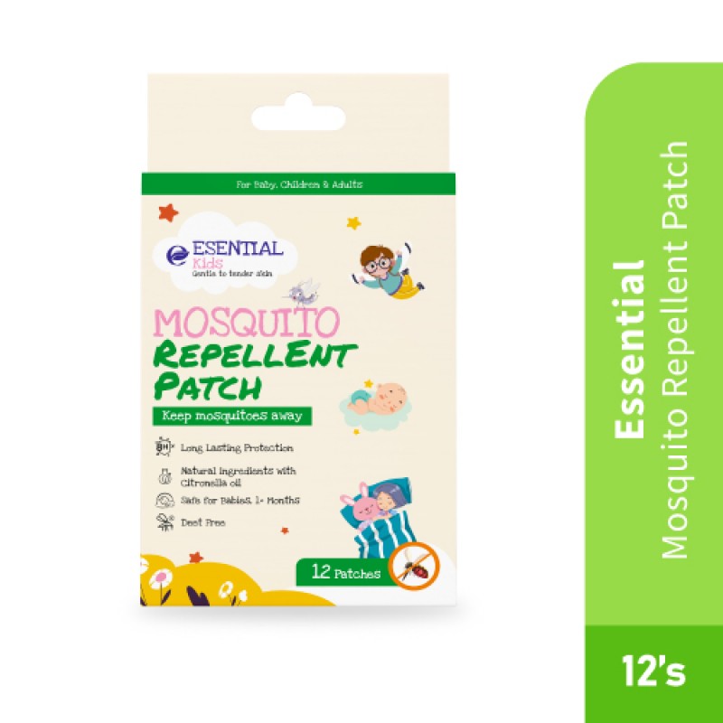 ESENTIAL BABY Mosquito Repellent Patch 12's for Anti Mosquito, Mosquito Repellant, Mosquito Patch, Ubat Nyamuk, 防蚊