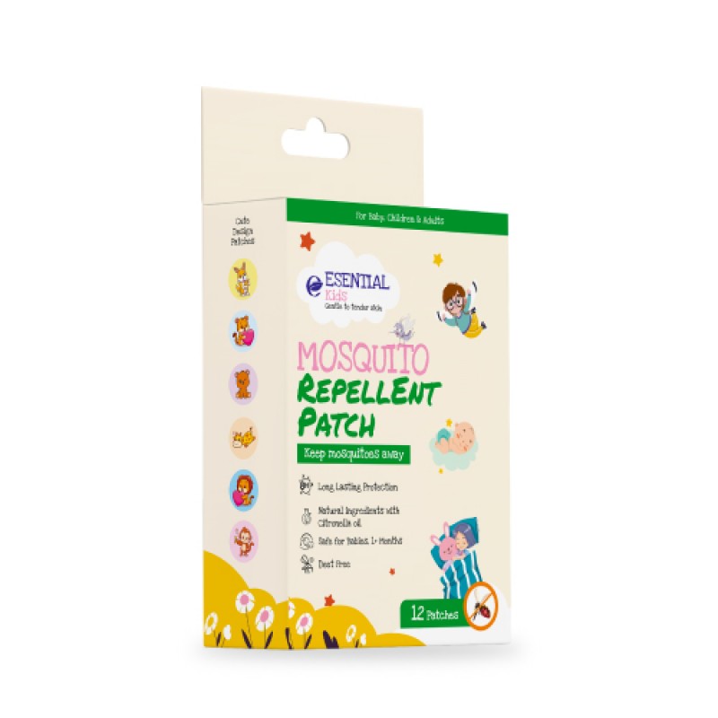 ESENTIAL BABY Mosquito Repellent Patch 12's for Anti Mosquito, Mosquito Repellant, Mosquito Patch, Ubat Nyamuk, 防蚊