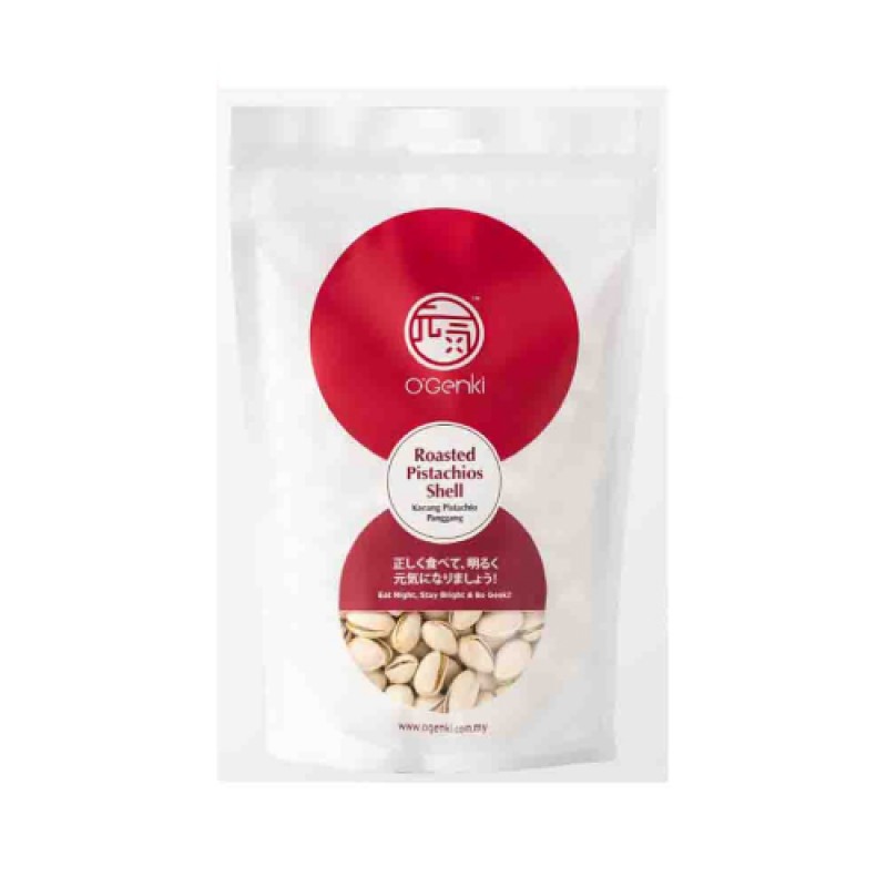 O'GENKI Roasted Pistachios 110g with Shell, Nut, Kekacang, Nuts, Kacang for Snacks, Keropok, 零食