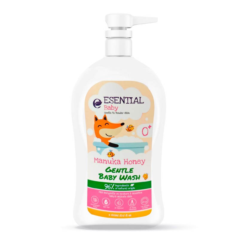 ESENTIAL BABY Manuka Honey Gentle Baby Wash 600ml - Baby Wash, Body Care, 嬰兒用品