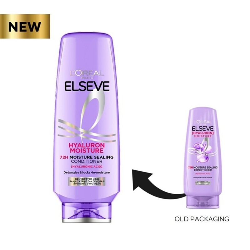 LOREAL Elseve Conditioner 280ml - Hyaluron Hair Conditioner with Hyaluronic Acid, Loreal Conditioner, 护发素