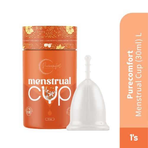 PURE COMFORT Menstrual Cup 30 ml With L -Feminine, Menstrual Cup , 月经杯