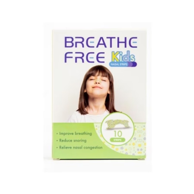 BREATHE FREE Nasal Strips Kids 10's - Nasal Strip, Snoring, Snore Stopper